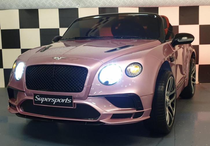 Kinderauto Bentley Continental - soft start - 1,5 pers. - RC, Kinderen en Baby's, Speelgoed | Speelgoedvoertuigen, Nieuw, Afstandsbediening