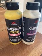 Xxl nutition sauzen knoflook & american fritessaus, Sport en Fitness, Ophalen of Verzenden, Nieuw, Poeder of Drank