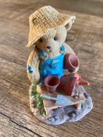 Cherished teddies beeldje. Beertje als tuinman. Tristan, Verzamelen, Beren en Cherished Teddies, Ophalen of Verzenden, Zo goed als nieuw