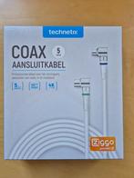 Coax kabel 5 mtr - Class A++ - Haaks - splinternieuw !, Ophalen of Verzenden, Nieuw, 2 tot 5 meter, Coaxiale kabel