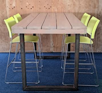 2 kantinetafels + 10 stoelen  beschikbaar voor biedingen