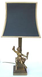 Opmerkelijke Hollywood Regency lamp Deknudt., Antiek en Kunst, Antiek | Lampen, Ophalen
