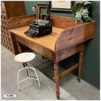 Oude werktafel uit sigarenfabriek Tafel Bureau Sidetable, Antiek en Kunst, Curiosa en Brocante, Ophalen