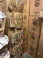 Teakhouten kunst totemsculptuur nieuw, Ophalen, Nieuw