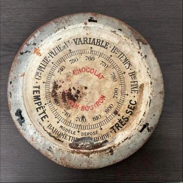 Grote wijzerplaat barometer *tres jolie Duiven* beschikbaar voor biedingen