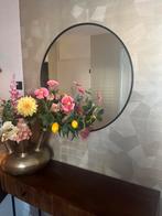 Mooie zwarte ronde spiegel 80 cm., Ophalen, Rond, Zo goed als nieuw, 75 tot 100 cm