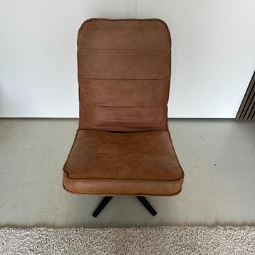 Gratis bezorging - Inno living Odin - Cognac met hocker beschikbaar voor biedingen