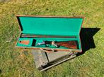 Antiek Parker bros hammerles cal 12 jachtgeweer cased, Ophalen of Verzenden
