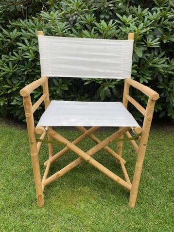 6 supermooie regisseursstoelen creme kleurig beschikbaar voor biedingen