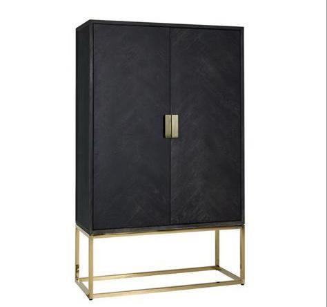 RICHMOND Interiors Blackbone Kast/Dressoir SET, Huis en Inrichting, Kasten | Dressoirs, Zo goed als nieuw, 25 tot 50 cm, Ophalen of Verzenden