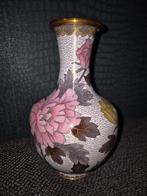 Chinees Cloisonné setje vaas en schaal, Ophalen of Verzenden
