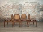 France & Daverkosen Model F205 set van 4 bij TheReSales, Huis en Inrichting, Overige kleuren, Hout, Ophalen of Verzenden, Zo goed als nieuw