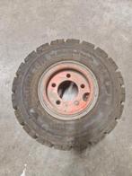 Band met velg linde heftruck, Ophalen