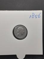 10 cent 1856 koning Willem III, Koning Willem III, Zilver, Ophalen of Verzenden, 10 cent