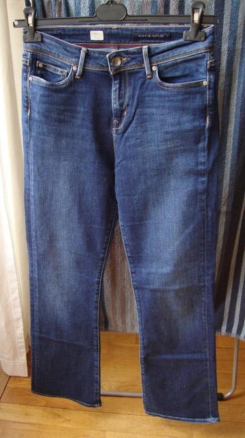 Blauwe stretch jeans/spijkerbroek Tommy Hilfiger.(36)