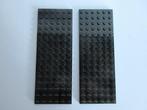 nr. 6900, 2 zwarte platen 6x16., Ophalen of Verzenden, Zo goed als nieuw, Complete set, Lego