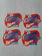 8 stickers Carnaval met plezier Pall Mall Export '79, Ophalen of Verzenden, Zo goed als nieuw, Overige typen