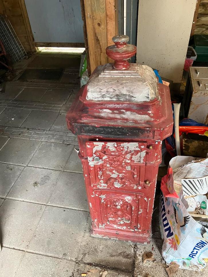 Oude brievenbus kolom - Opknapper, Huis en Inrichting, Woonaccessoires | Overige, Gebruikt, Ophalen