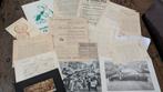Set vintage papieren documenten ephemera junk journal, Hobby en Vrije tijd, Verzenden, Gebruikt