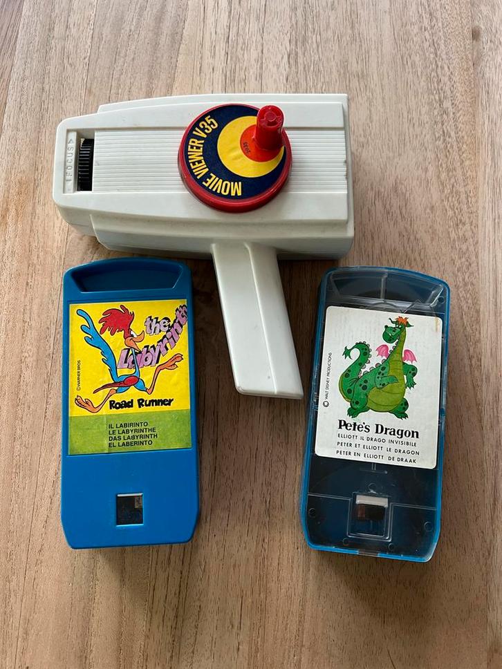 Mupi Movie Viewer V35 + Cartridges, Verzamelen, Speelgoed, Gebruikt, Ophalen of Verzenden