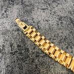 21k gouden armband Rolex schakel versace, Sieraden, Tassen en Uiterlijk, Ophalen of Verzenden, Nieuw, Goud