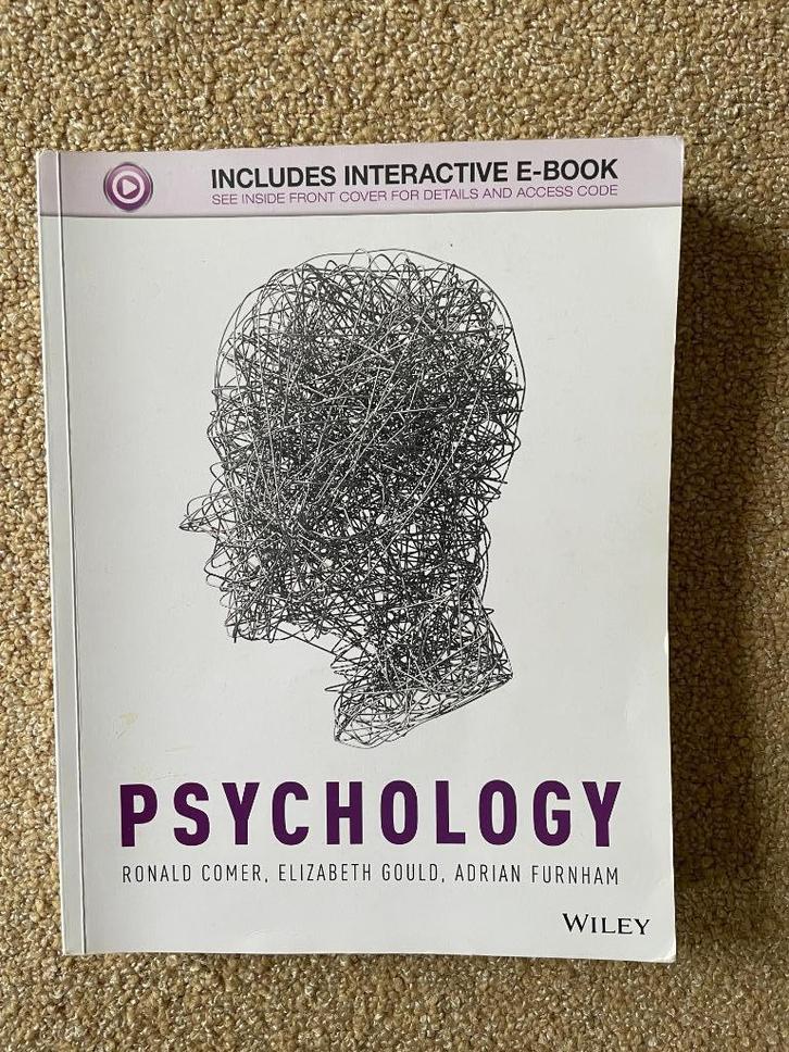 Psychology, 9781119941262, Boeken, Studieboeken en Cursussen, Zo goed als nieuw, WO, Beta, Verzenden
