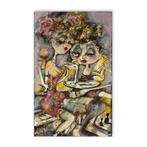 Uniek schilderij van Guy Olivier - 100 x 160 cm, Antiek en Kunst, Kunst | Schilderijen | Modern, Ophalen