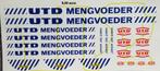 UTD Mengvoeder sticker of decal 1:50, Hobby en Vrije tijd, Modelauto's | 1:50, Ophalen of Verzenden, Nieuw, Bus of Vrachtwagen