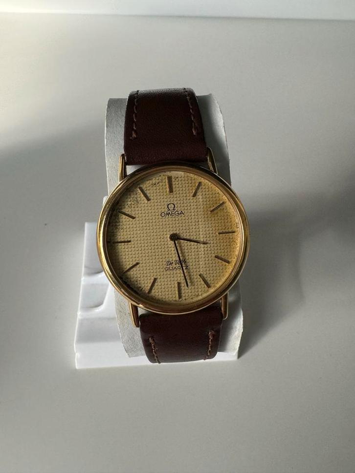 Vintage Omega De Ville Quartz Polshorloge, Sieraden, Tassen en Uiterlijk, Overige Accessoires, Gebruikt, Ophalen of Verzenden