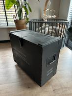 Militaire kist hout zwart, 50 tot 100 cm, 50 tot 75 cm, Ophalen of Verzenden, Zo goed als nieuw