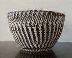 Vintage Retro bloempot berkenbast stijl rond, Ophalen of Verzenden, Huis en Inrichting