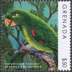 GRENADA 11 - Dieren: vogel (papegaai), Postzegels en Munten, Postzegels | Thematische zegels, Ophalen of Verzenden, Dier of Natuur