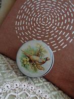 Vintage Rond Blik met Fazanten   ** Mimosa **, Ophalen of Verzenden, Gebruikt, Overige merken