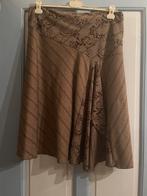 Mooie Rok Maat 46 m&s, Bruin, Maat 46/48 (XL) of groter, Ophalen of Verzenden, Zo goed als nieuw