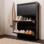 WOOOD Schoenenkast 103x66x16 cm SABINE mat zwart, Ophalen, Nieuw, Hotel chique Eric kuster richmond keijser en co Eichholtz Japand