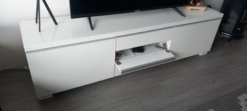 Ikea Besta Burs TV Meubel Hoogglans Wit - 180cm - afbeelding 2