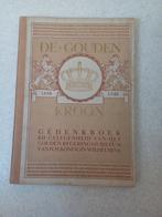 Gedenkboek Wilhelmina 50 jaar De Gouden Kroon, Antiek en Kunst, Antiek | Boeken en Bijbels, Ophalen of Verzenden, Zie beschrijving