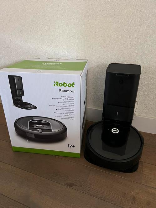 iRobot Roomba i7+ in uitstekende staat!, Witgoed en Apparatuur, Stofzuigers, Stofzuiger, Minder dan 1200 watt, Ophalen of Verzenden