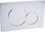Geberit Sigma 01 bedieningspaneel - chroom, Wit, Nieuw, Ophalen of Verzenden, X