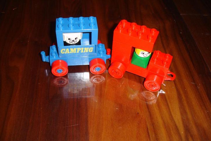 Lego duplo vintage set 536 auto camping compleet!, Kinderen en Baby's, Speelgoed | Duplo en Lego, Gebruikt, Duplo, Complete set