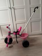 Smoby driewieler met duwstang roze, Ophalen, Gebruikt, Duwstang