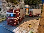Tekno Scania van Leeuwen, Hobby en Vrije tijd, Modelauto's | 1:50, Ophalen of Verzenden, Nieuw, Bus of Vrachtwagen, Tekno