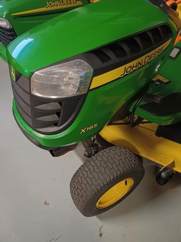 Komt binnen....John Deere X165 incl 122 mulchdek beschikbaar voor biedingen