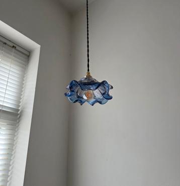 Vintage Murano glazen hanglamp. beschikbaar voor biedingen