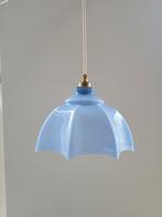 Vintage glazen hanglamp Art Deco, Minder dan 50 cm, Nieuw, Vintage, Ophalen of Verzenden