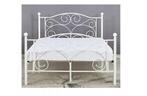 Twijfelaar bed, Ophalen, Wit, Zo goed als nieuw, Twijfelaar
