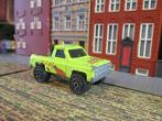 1:62 Chevrolet C10 Blazer Pick-Up Majorette Fluor geel, Hobby en Vrije tijd, Modelauto's | Overige schalen, Gebruikt, Ophalen of Verzenden