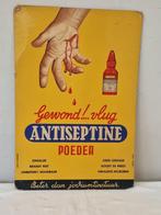 Vintage  reclamekarton Antiseptine . België rond 1950., Ophalen of Verzenden, Gebruikt, Reclamebord