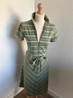 King Louie maat XL gestreepte groene glitter EMMY jurk 2588