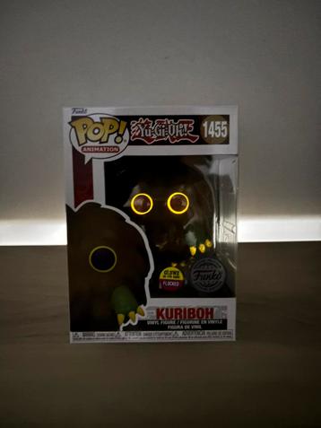 Kuriboh Flocked and Glow in the Dark 1455 Funko Pop Yu-Gi-Oh beschikbaar voor biedingen